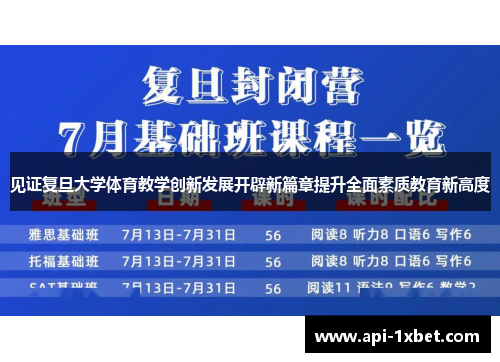 见证复旦大学体育教学创新发展开辟新篇章提升全面素质教育新高度